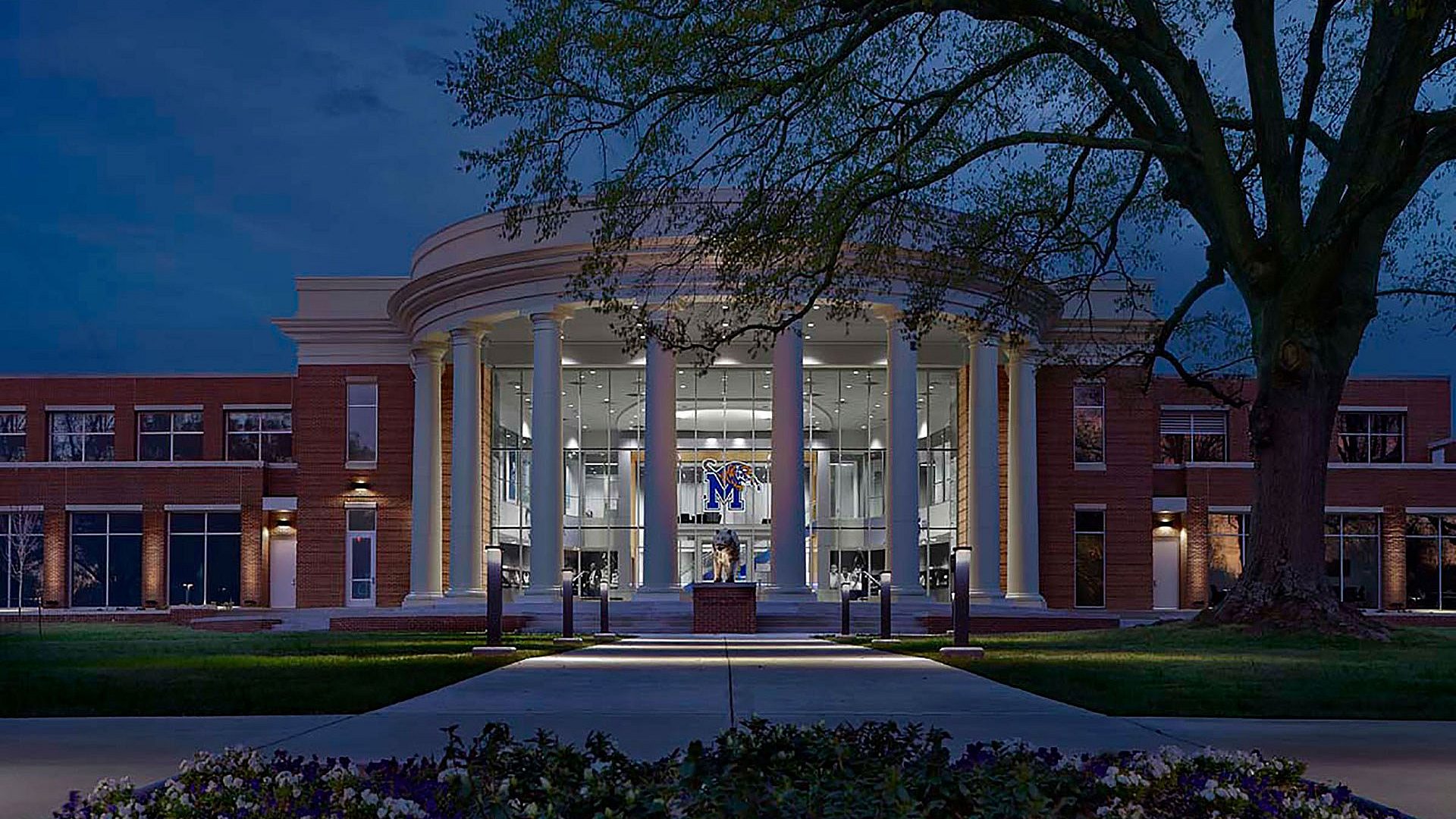 University Memphis basketball linkous construction 6