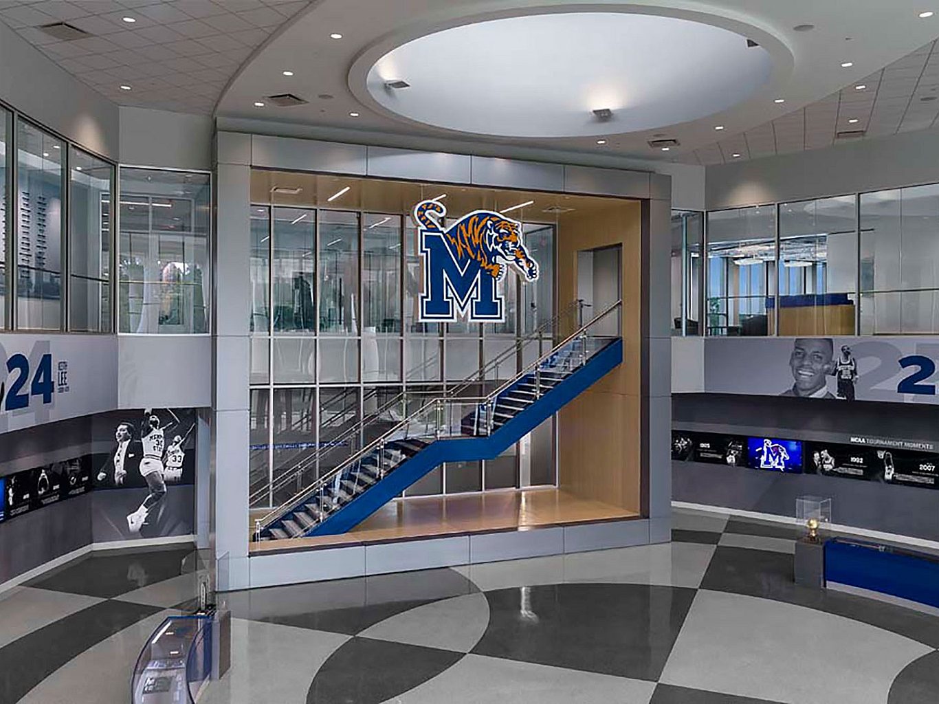 University Memphis basketball linkous construction 9