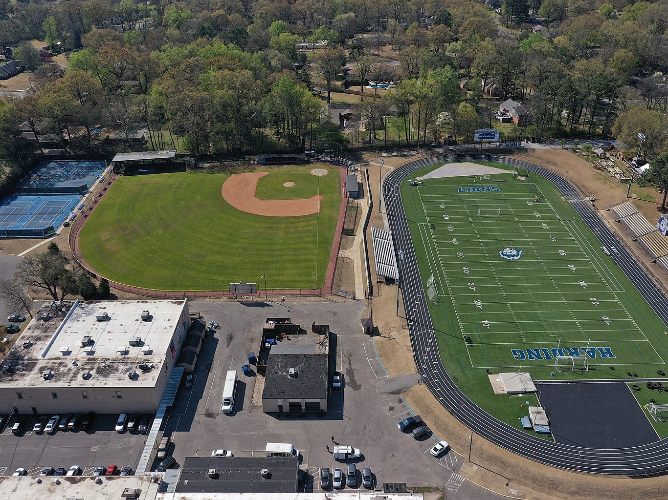 Harding academy field linkous construction 1