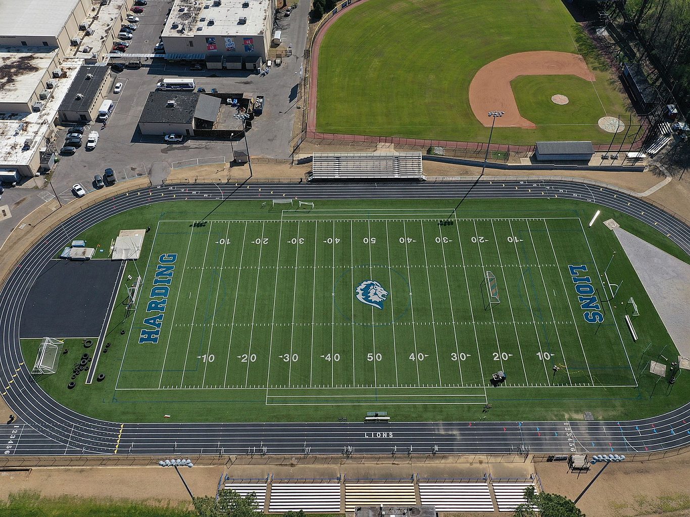 Harding academy field linkous construction 2