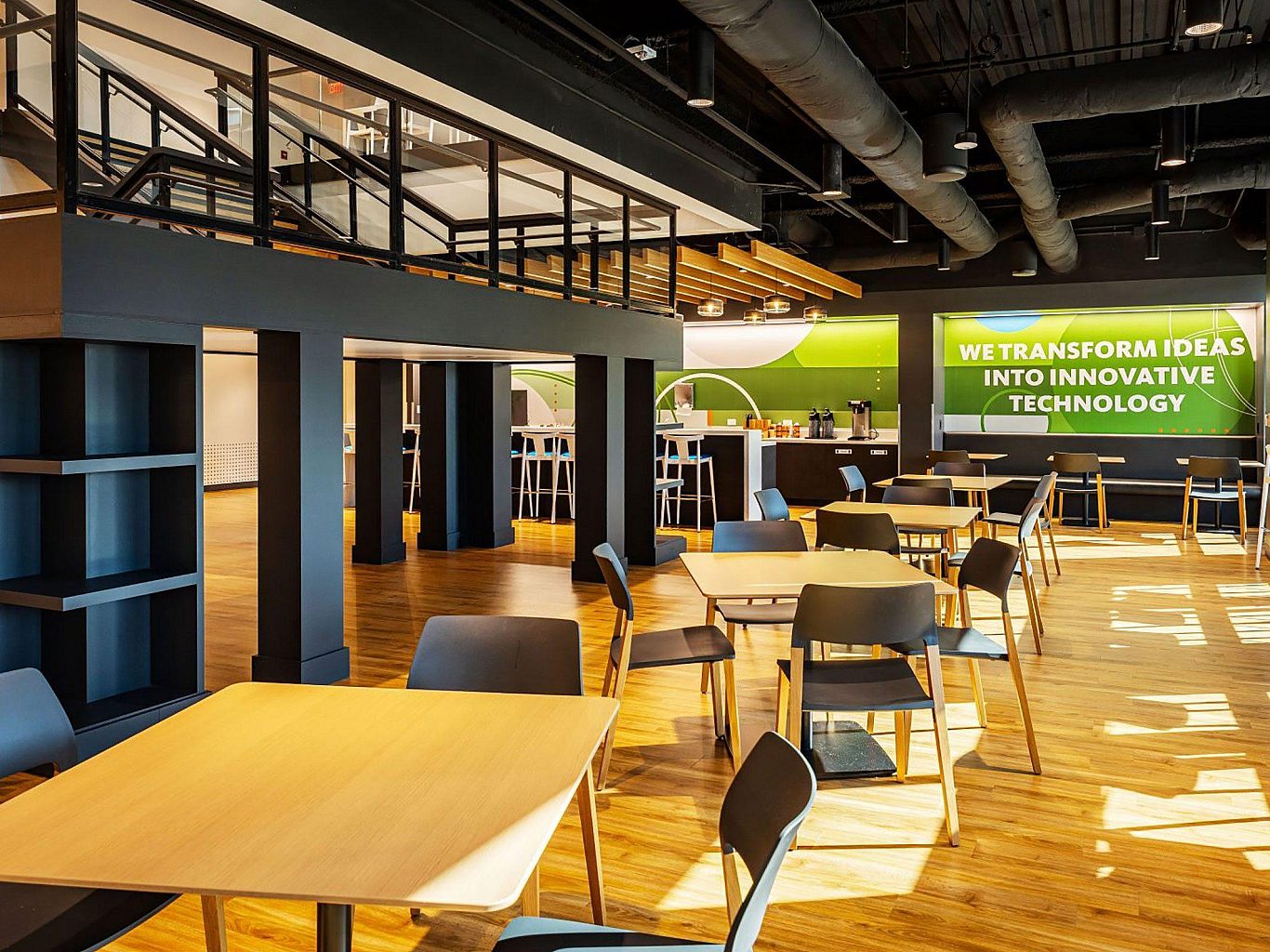 Interior office break room linkous